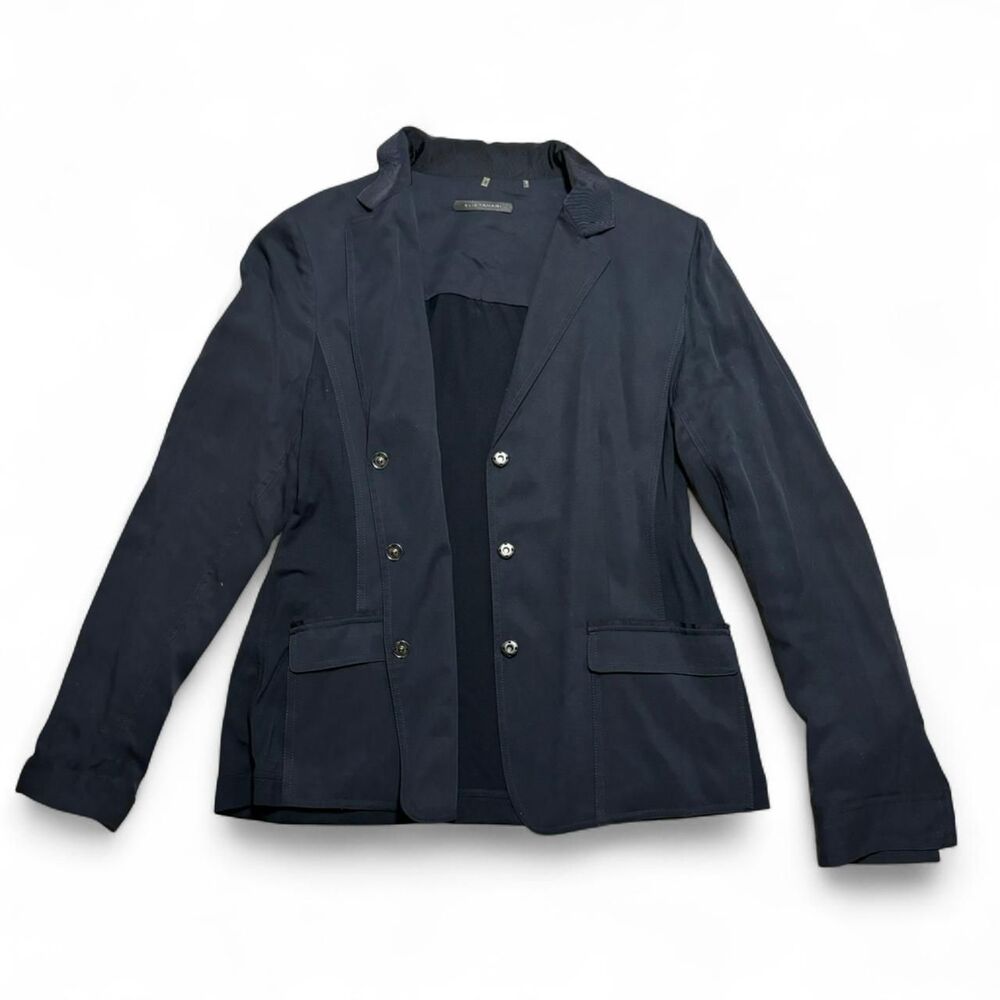 Elie-tahari Women's Navy and Blue Jacket